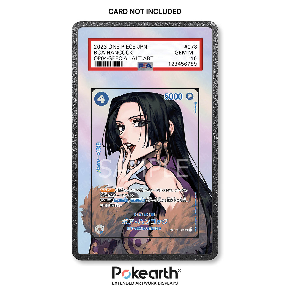 Boa Hancock OP01-078 - Custodia con Artwork Esteso per Carte Gradate