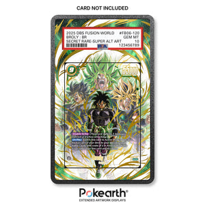 Broly : BR FB06-120 - Graded Card Extended Artwork Display Case
