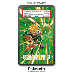 Broly : BR FP-014 - Hülle mit erweitertem Artwork für bewertete Karten