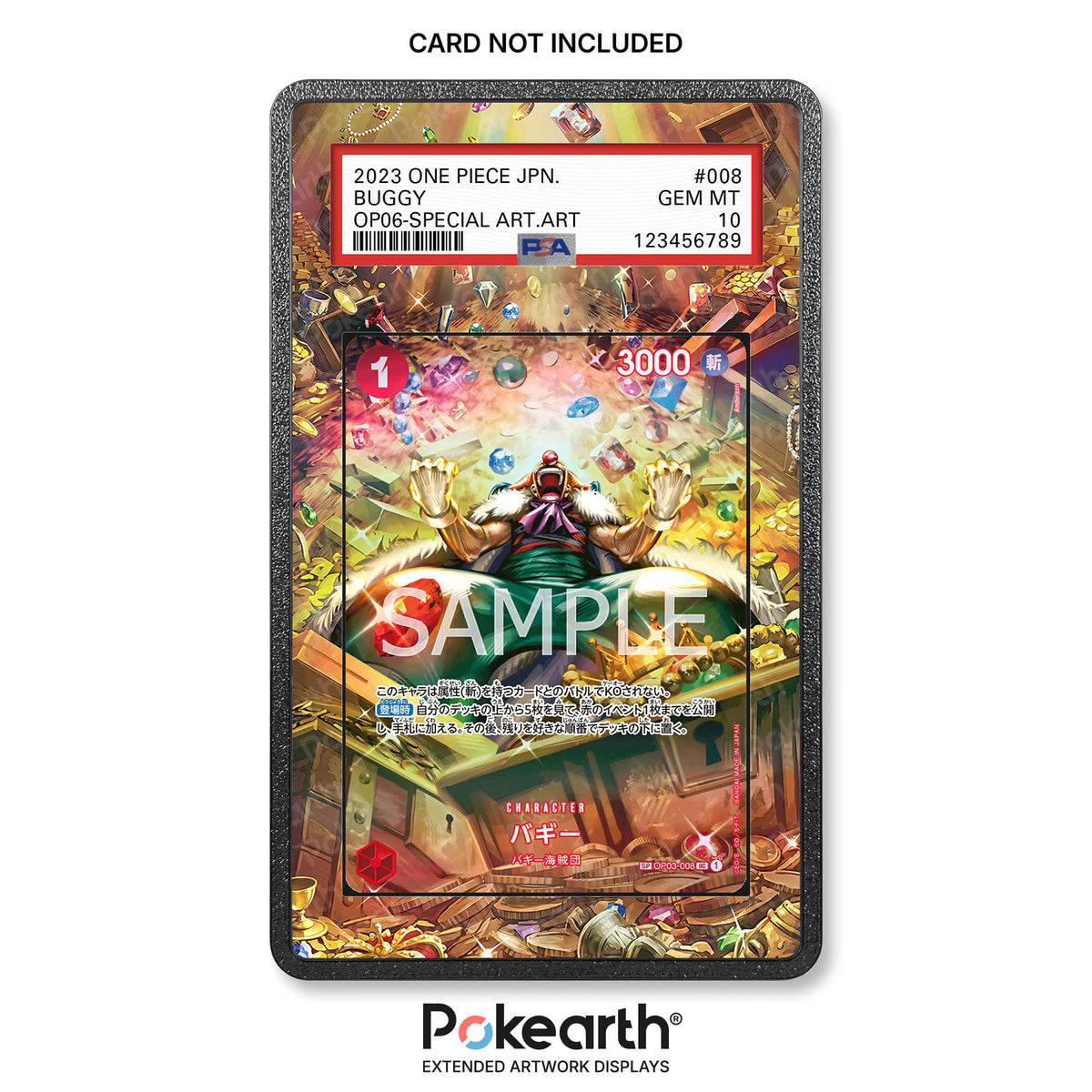 Buggy OP03-008 - Custodia con Artwork Esteso per Carte Gradate