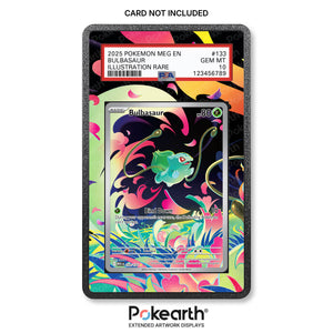 Bulbasaur 133/132 - Custodia con Artwork Esteso per Carte Gradate
