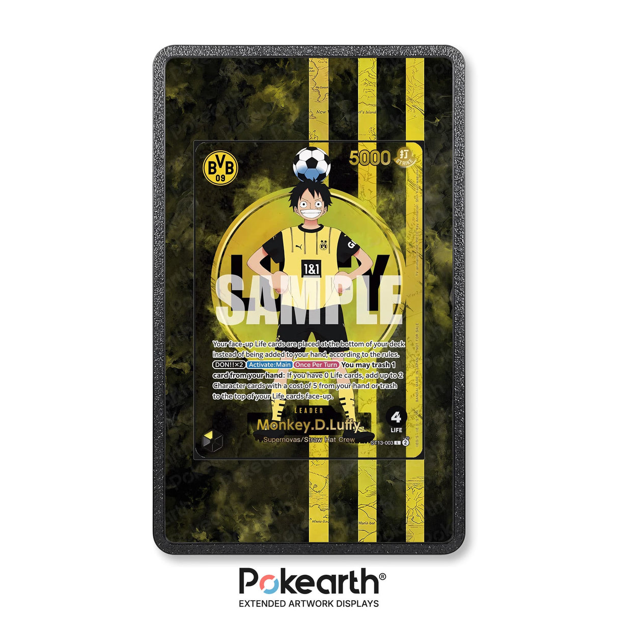 Monkey D. Luffy ST13-003 - Custodia con Artwork Esteso per Carte One Piece