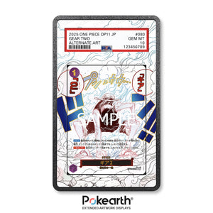 Gear Two OP11-080 - Custodia con Artwork Esteso per Carte Gradate