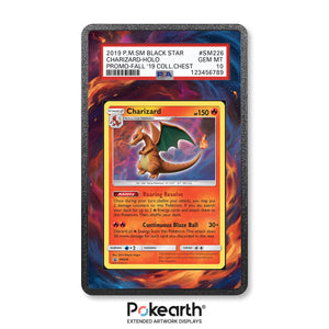 Charizard SM226 - Graded Card Extended Artwork Display Case