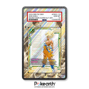 Son Goku FB05-119 - Custodia con Artwork Esteso per Carte Gradate