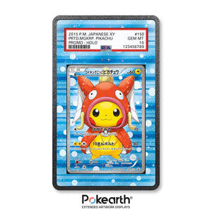 Pretend Magikarp Pikachu XY-P 150 - Custodia con Artwork Esteso per Carte Gradate