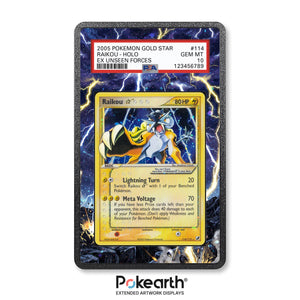 Raikou Gold Star 114/115 - Custodia con Artwork Esteso per Carte Gradate