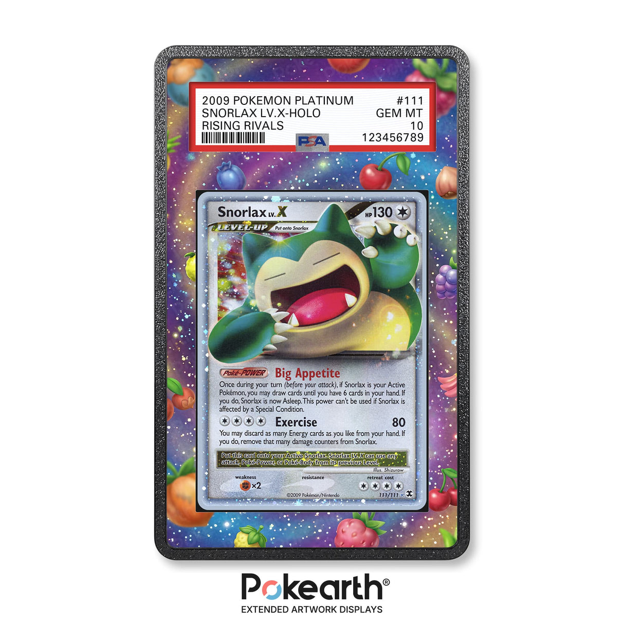 Snorlax Lv.X 111/111 - Custodia con Artwork Esteso per Carte Gradate