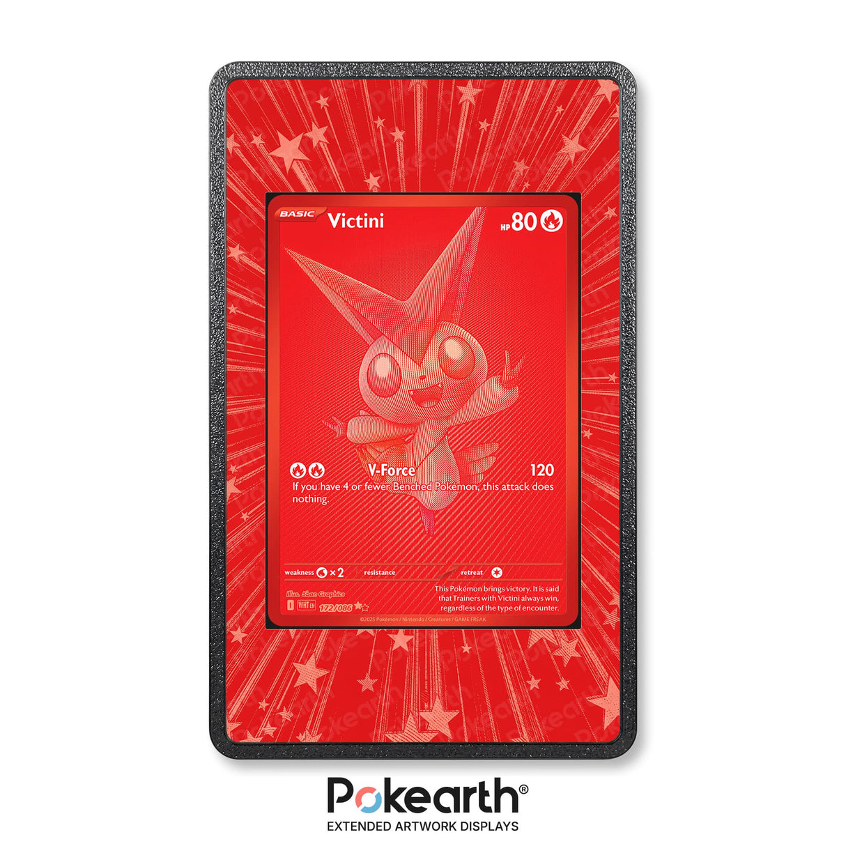 Victini 172/086 - Custodia con Artwork Esteso per Carte Pokémon