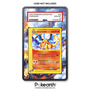 Charizard 39/165 - Graded Card Extended Artwork Display Case