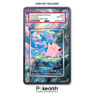 Pixi 094/088 - Case mit erweitertem Artwork für gegradete Karten