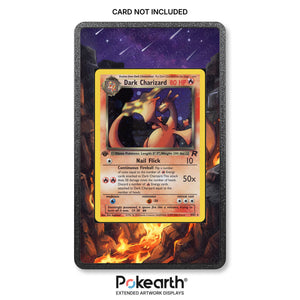 Dark Charizard 4/82 - Pokémon Extended Artwork Display Case