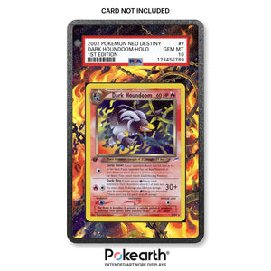 Dark Houndoom 7/105 - Custodia con Artwork Esteso per Carte Gradate
