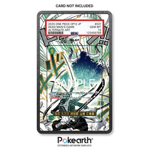 Dead Man's Game OP12-037 - Custodia con Artwork Esteso per Carte Gradate