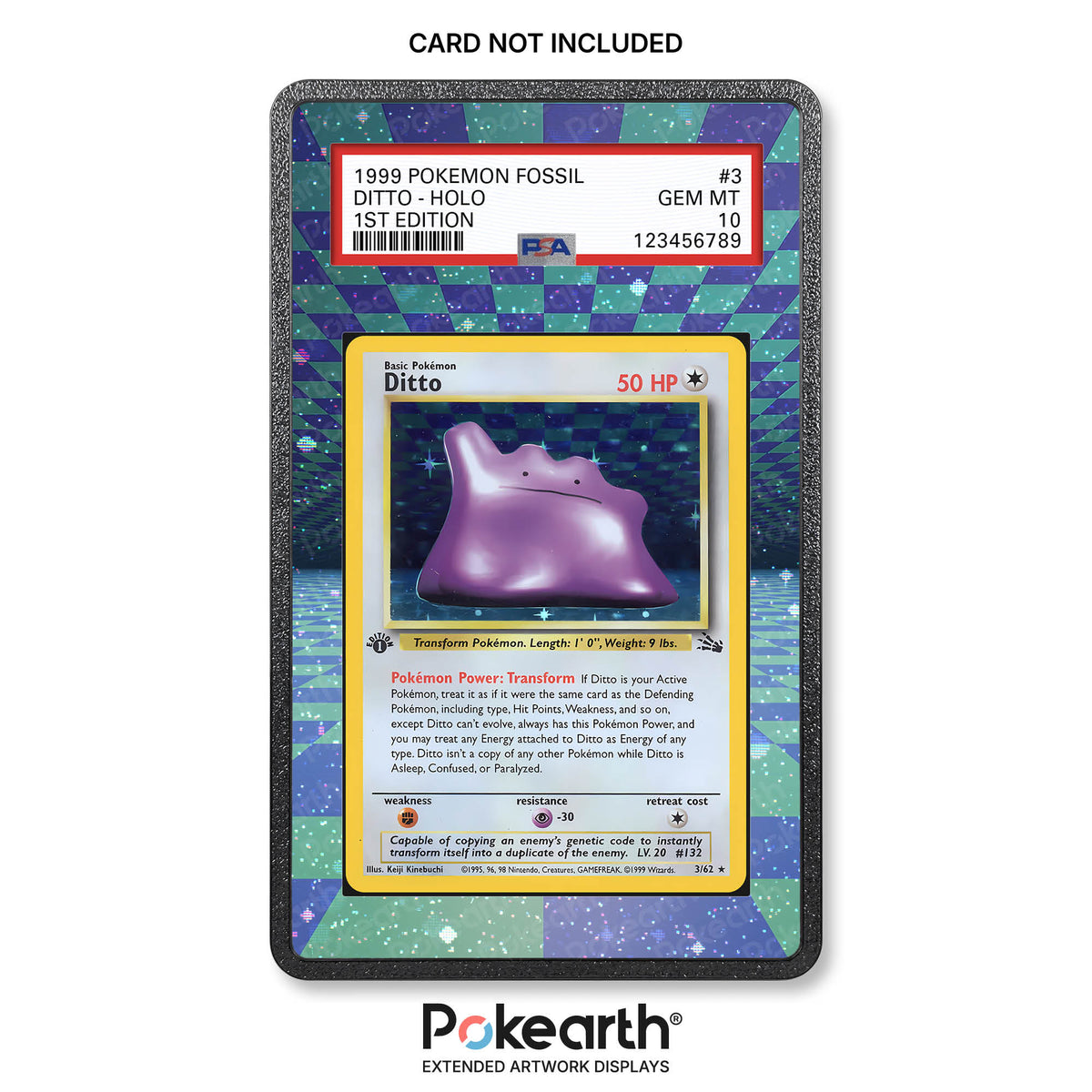 Ditto 3/62 - Graded Card Extended Artwork Display Case