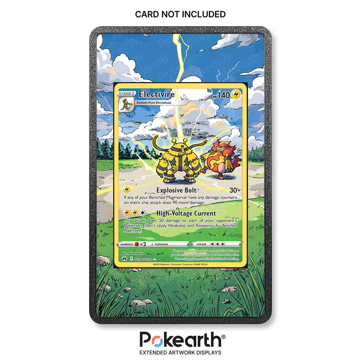 Electivire GG08/GG70 – Hülle mit erweitertem Artwork für Pokémon-Karten