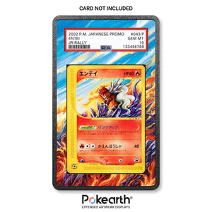 Entei 043/P - Custodia con Artwork Esteso per Carte Gradate