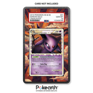 Espeon 81/90 - Custodia con Artwork Esteso per Carte Gradate