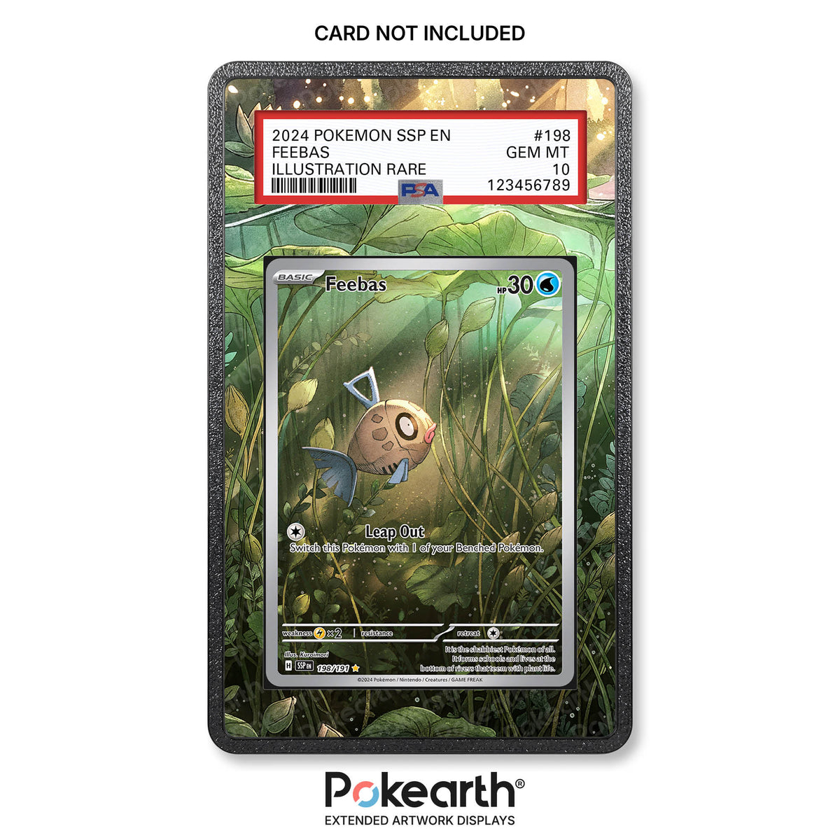 Feebas 198/191 - Custodia con Artwork Esteso per Carte Gradate