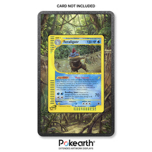 Feraligatr 12/165 - Custodia con Artwork Esteso per Carte Pokémon