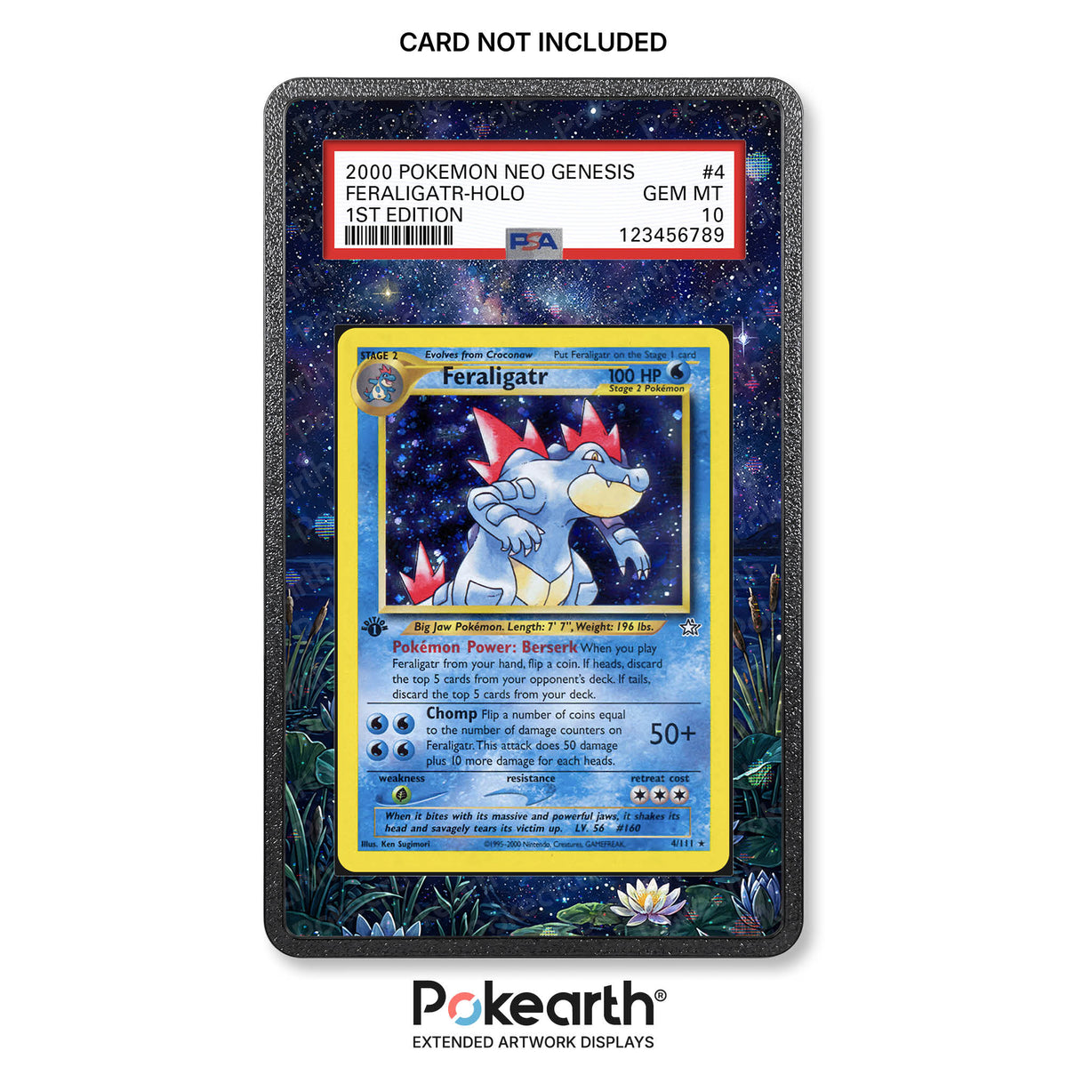 Feraligatr 4/111 - Custodia con Artwork Esteso per Carte Gradate