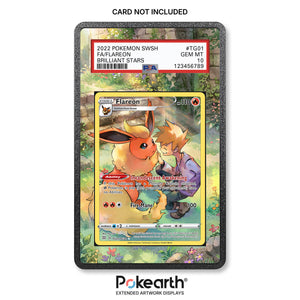 Flareon TG01/TG30 - Custodia con Artwork Esteso per Carte Gradate