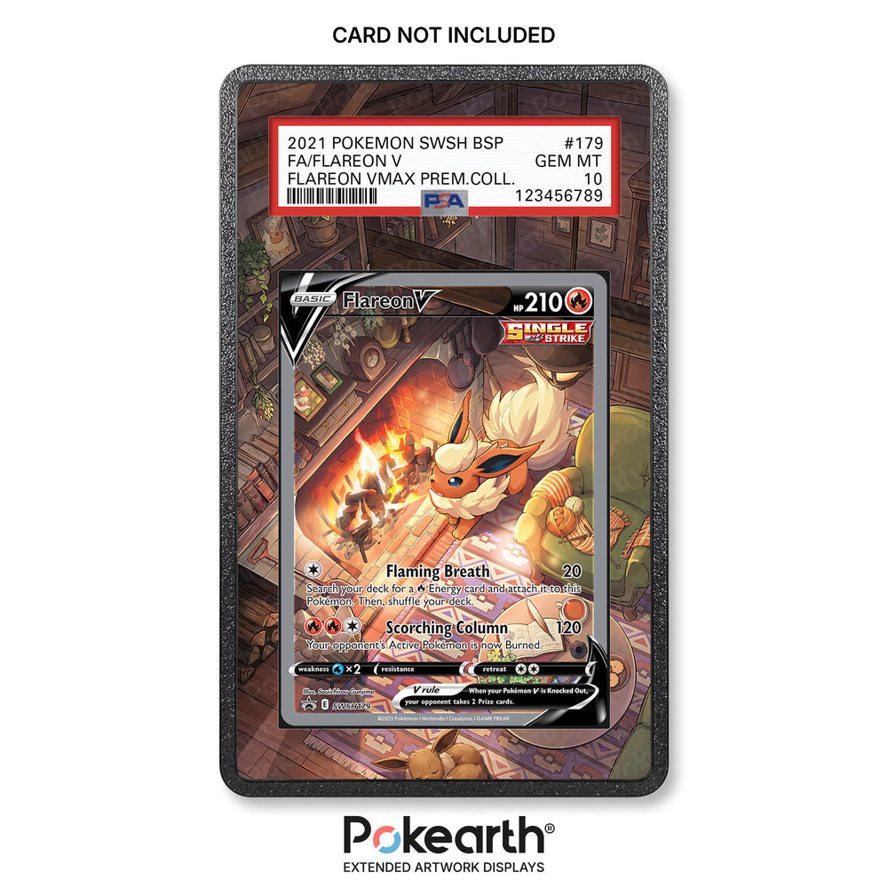 Flareon V SWSH 179 - Custodia con Artwork Esteso per Carte Gradate
