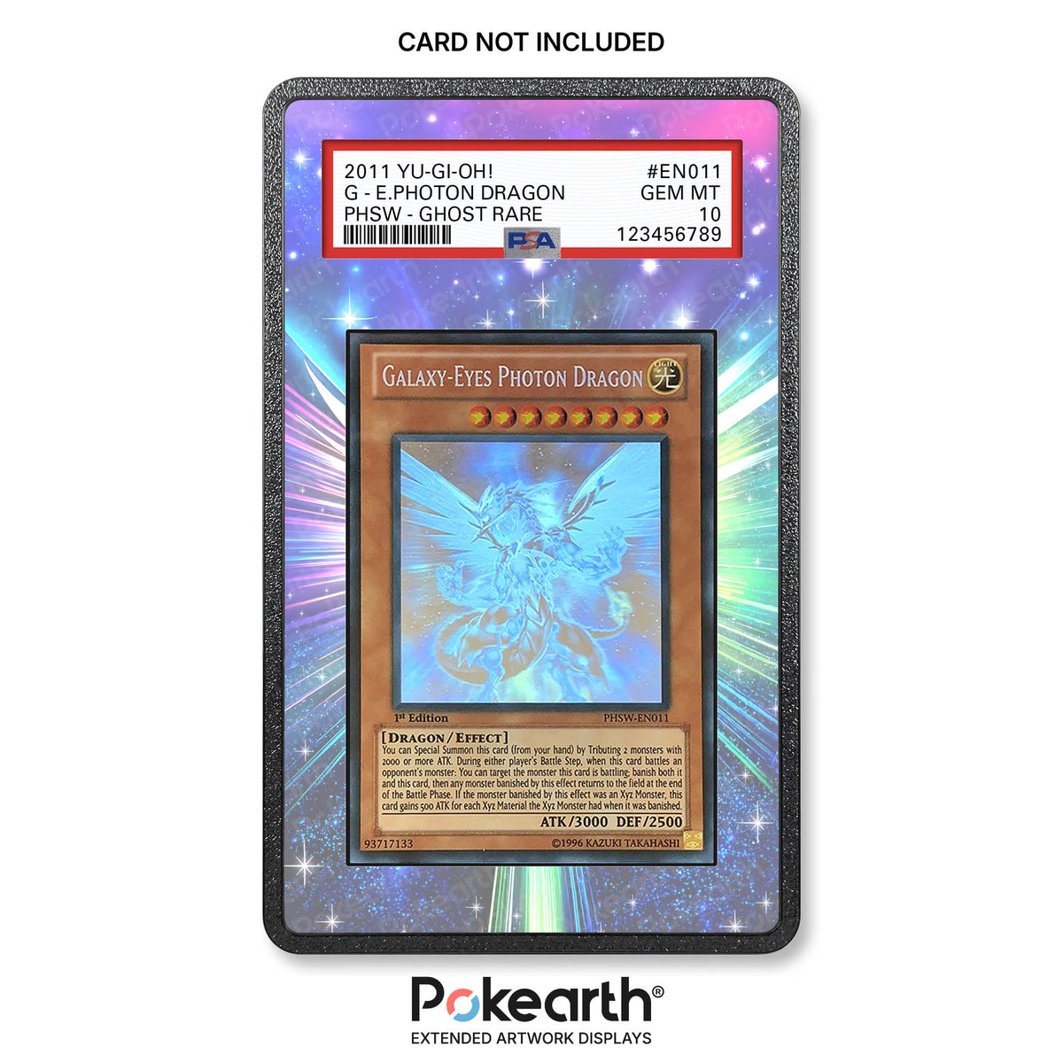 Galaxy-Eyes Photon Dragon 011 (Ghost Rare) - Graded Card Extended Artwork Cases