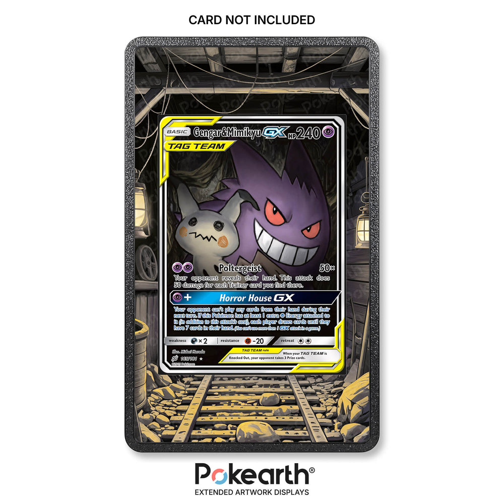 Gengar & Mimikyu GX 165/181 - Custodia con Artwork Esteso per Carte Pokémon