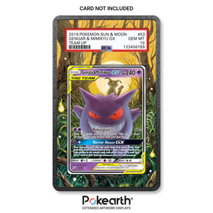 Gengar & Mimikyu GX 53/181 - Custodia con Artwork Esteso per Carte Gradate