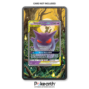 Gengar & Mimikyu GX 53/181 - Custodia con Artwork Esteso per Carte Pokémon