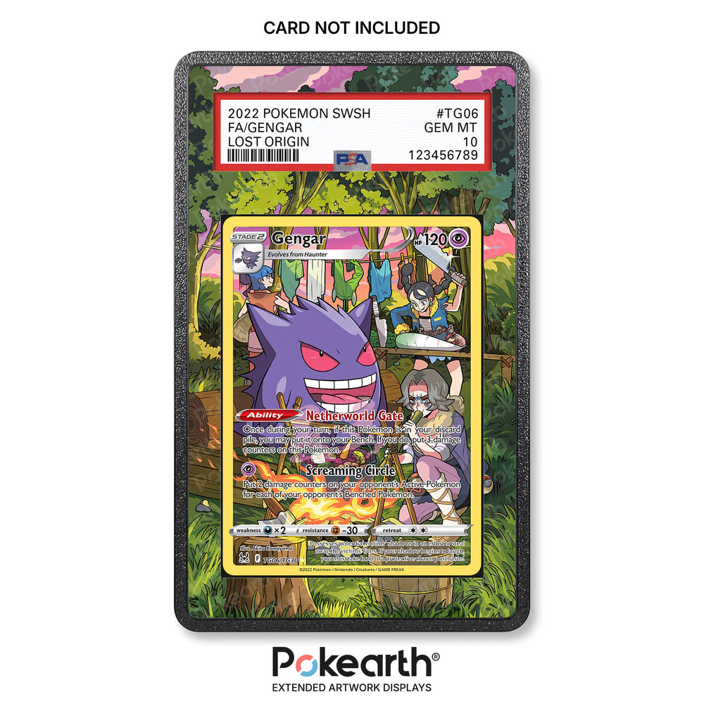 Gengar TG06/TG30 - Custodia con Artwork Esteso per Carte Gradate
