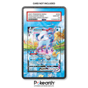 Glaceon VMAX 209/203 - Graded Card Cases with Extended Artwork