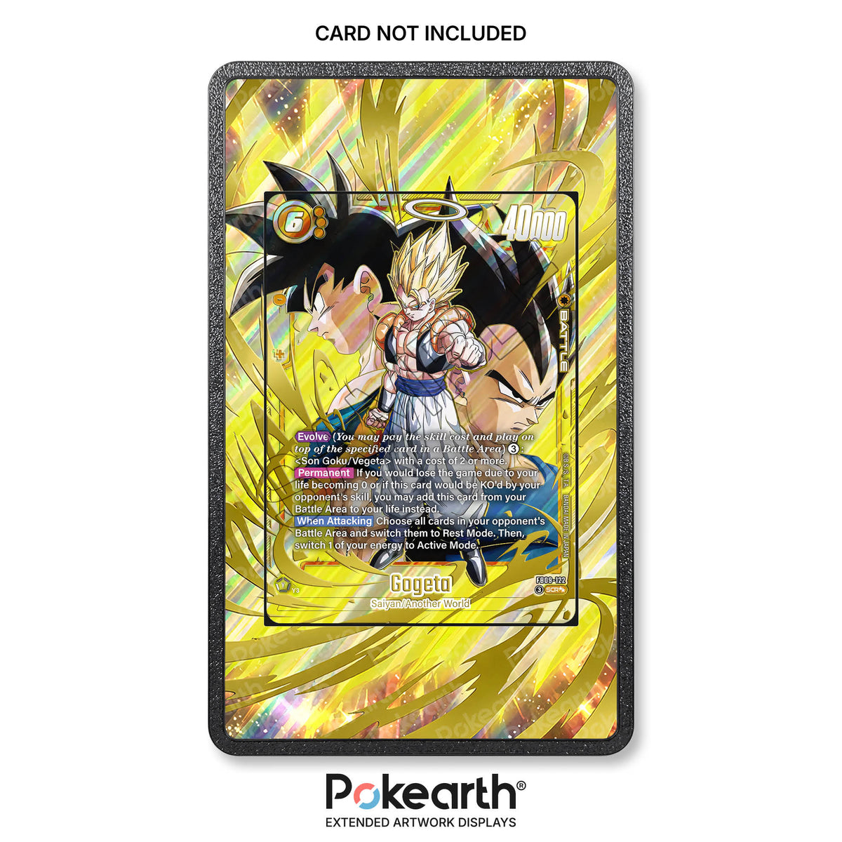 Gogeta : BR FB09-122 - Custodia con Artwork Esteso per Carte Dragon Ball