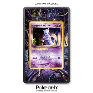 Great Rocket's Mewtwo No. 150 - Pokémon Extended Artwork Display Case