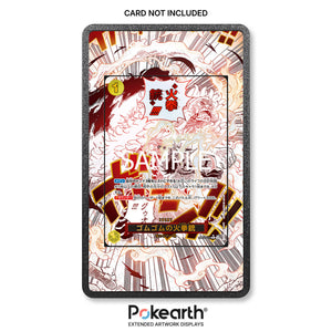 Gum-Gum Fire-Fist Pistol Red Hawk OP11-114 - Custodia con Artwork Esteso per Carte One Piece
