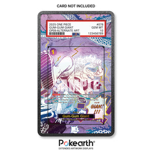 Gum-Gum Giant OP09-078 - Custodia con Artwork Esteso per Carte Gradate