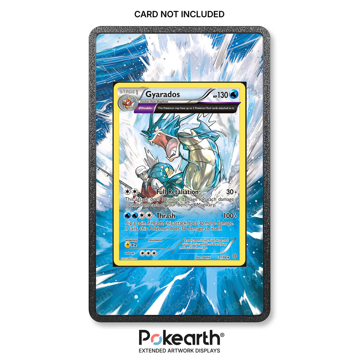 Gyarados 21/98 - Custodia con Artwork Esteso per Carte Pokémon
