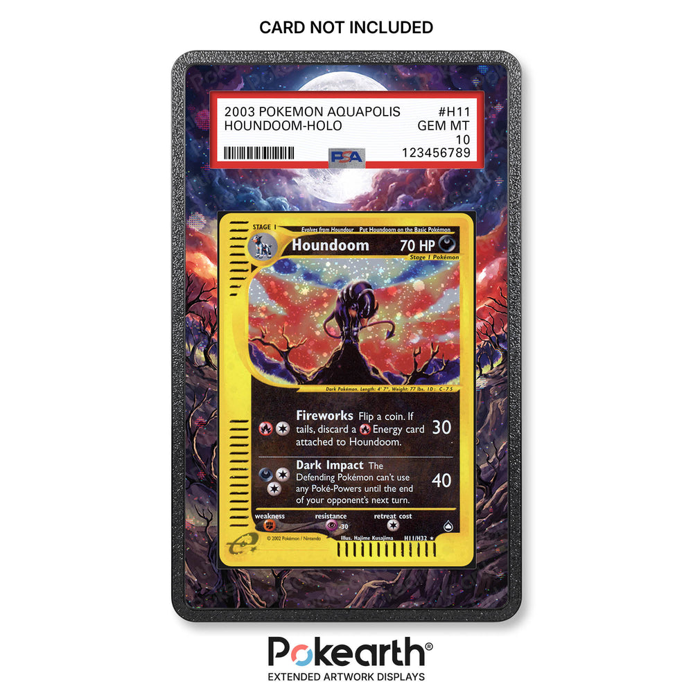 Houndoom H11/H32 - Custodia con Artwork Esteso per Carte Gradate