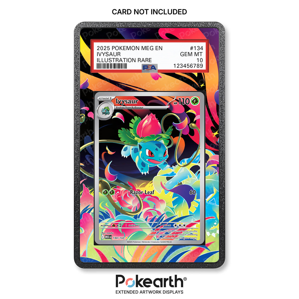 Ivysaur 134/132 - Custodia con Artwork Esteso per Carte Gradate