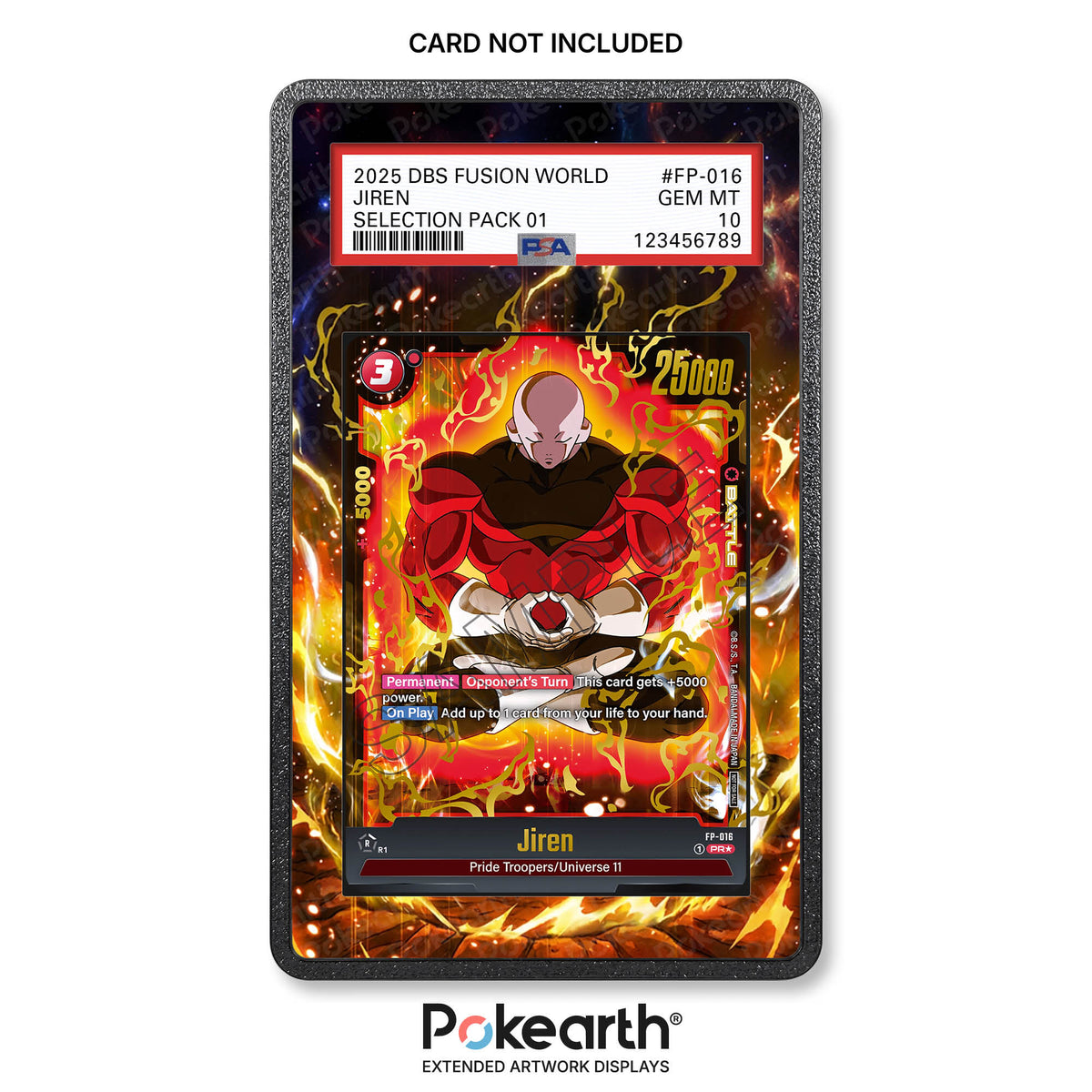 Jiren FP-016 - Custodia con Artwork Esteso per Carte Gradate