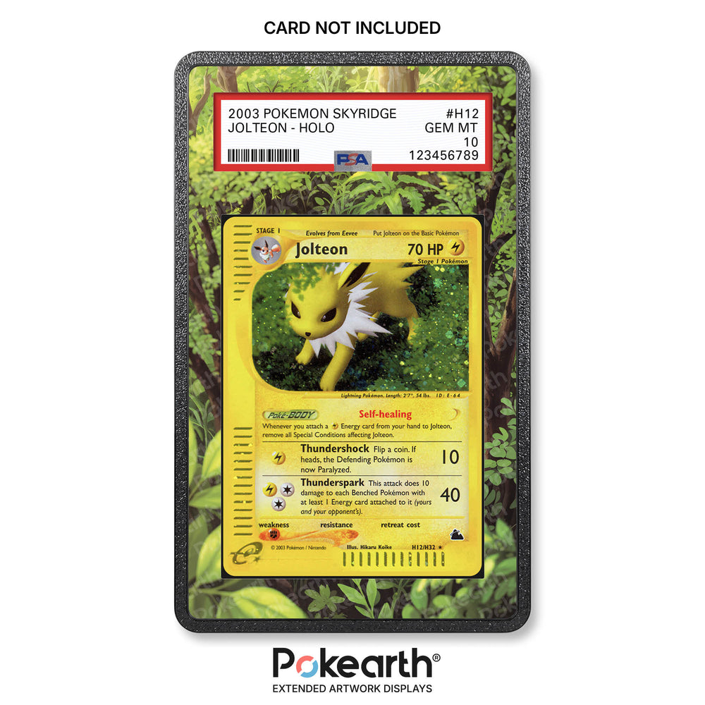Jolteon H12/H32 - Custodia con Artwork Esteso per Carte Gradate