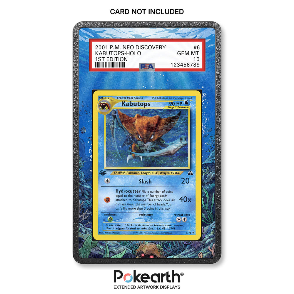 Kabutops 6/75 - Custodia con Artwork Esteso per Carte Gradate