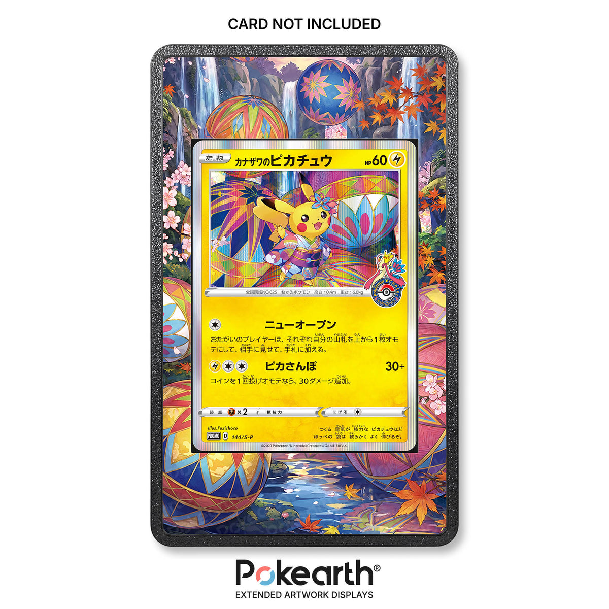 Kanazawa's Pikachu 144 S-P - Schutzhülle mit erweitertem Artwork für Pokémon-Karten