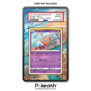 Latias SM 87 - Graded Card Extended Artwork Display Case