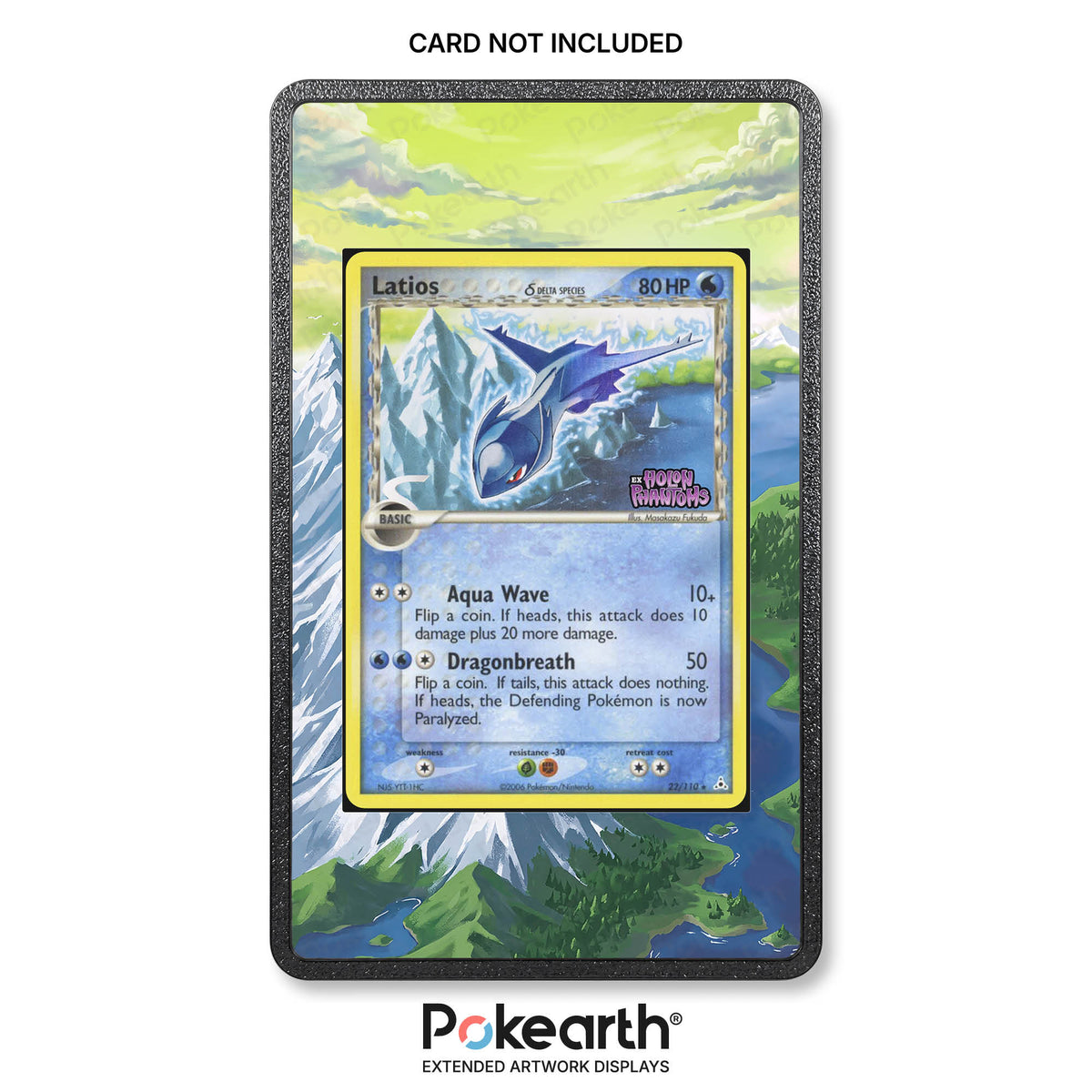 Latios Delta Species 22/110 – Aufbewahrungsbox mit erweitertem Artwork für Pokémon-Karten