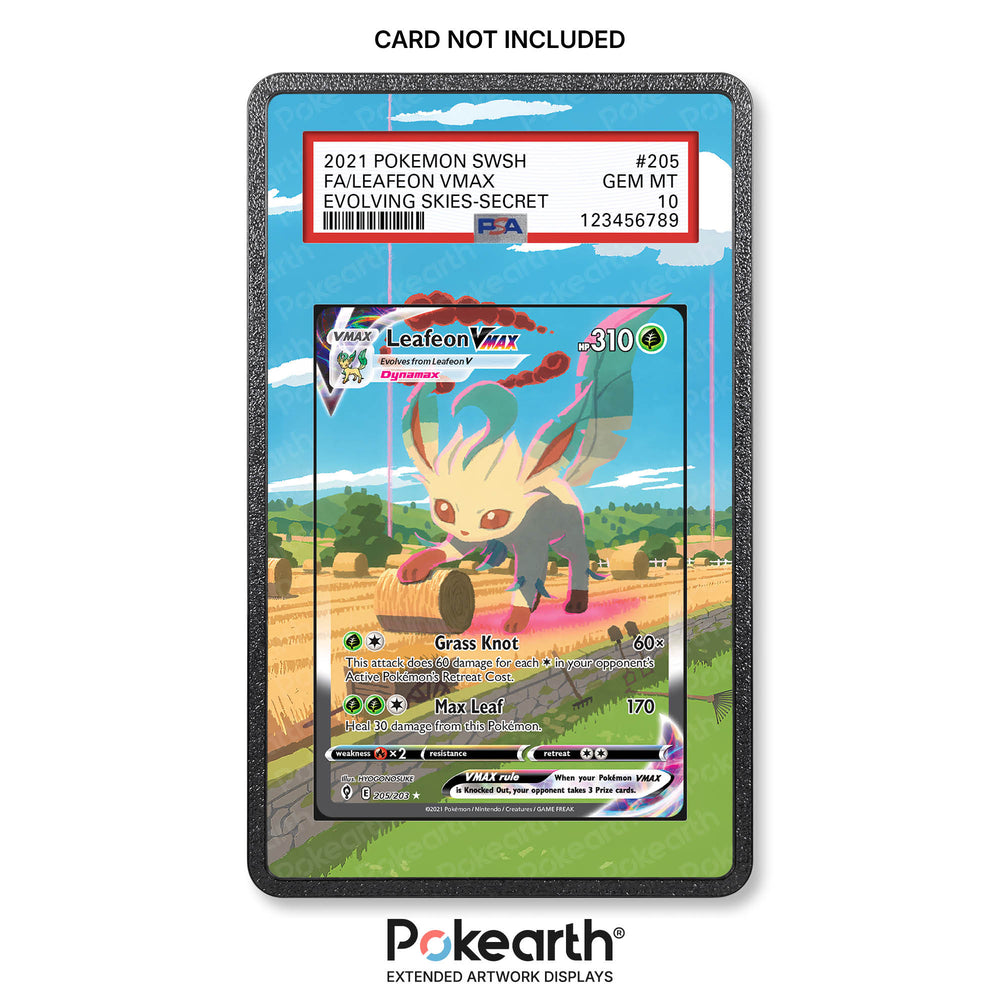 Leafeon VMAX 205/203 - Graded Card Extended Artwork Display Case
