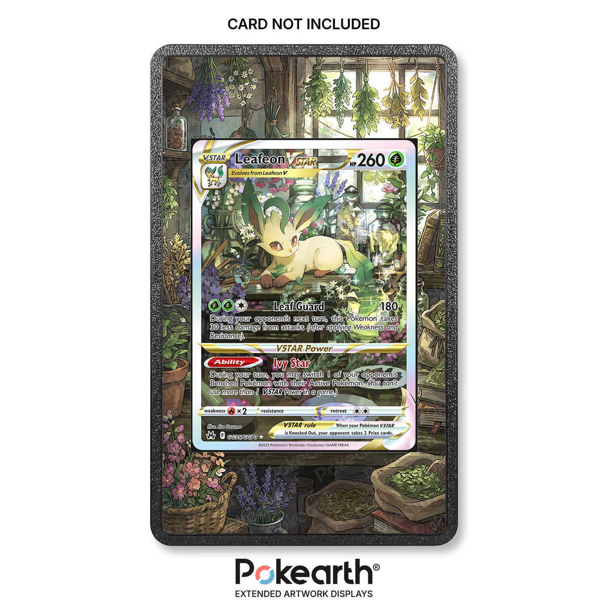 Leafeon V ASTRO GG35/GG70 - Custodia con Artwork Esteso per Carte Pokémon