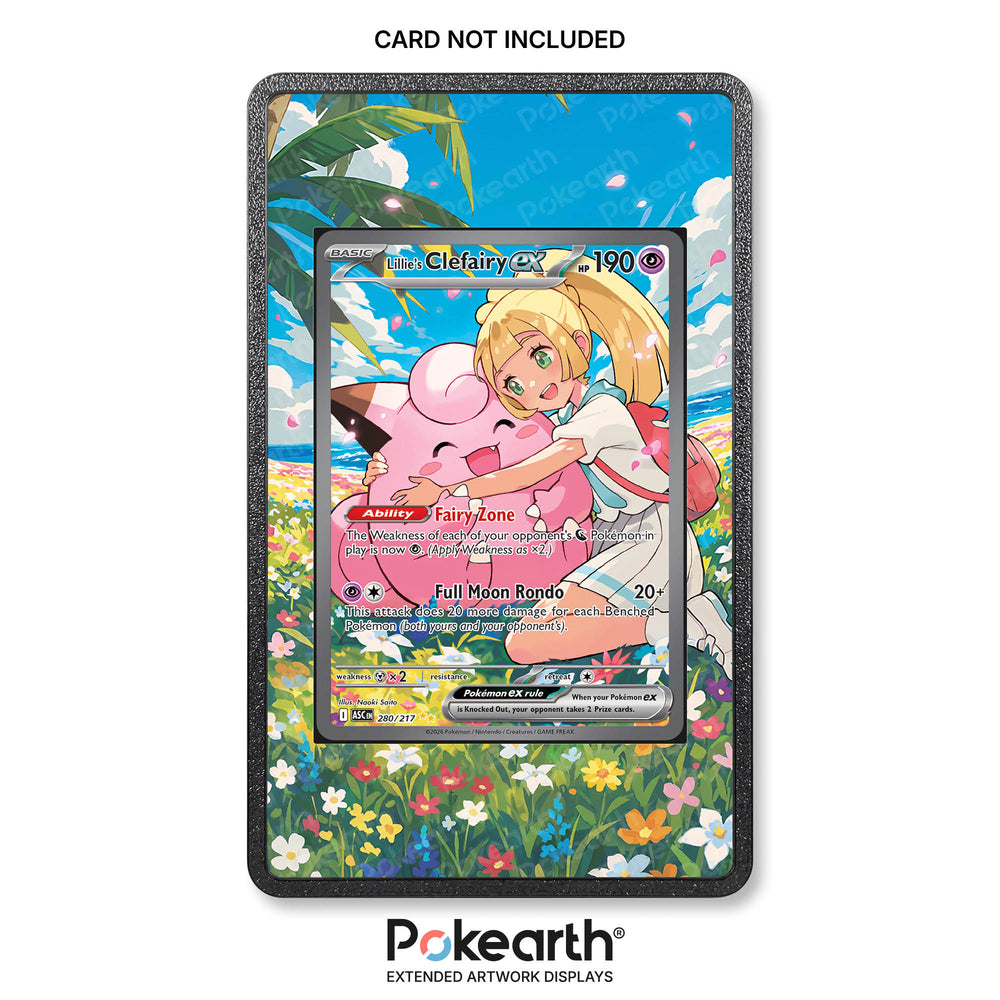 Clefairy ex di Lylia - Custodia con Artwork Esteso per Carte Pokémon