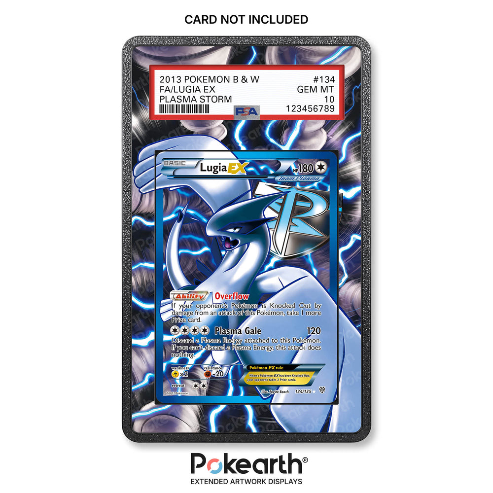 Lugia EX 134/135 - Custodia con Artwork Esteso per Carte Gradate